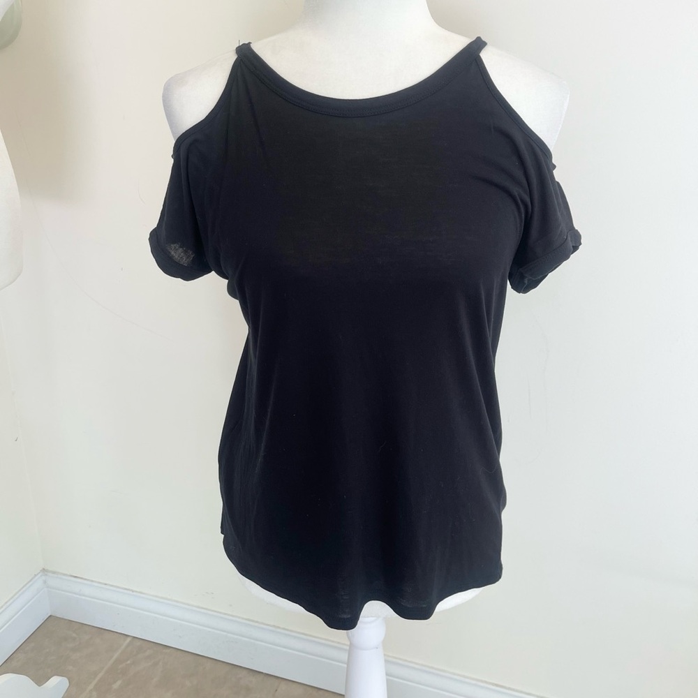 Chic Cold Shoulder Top by BCBGMAXAZRIA